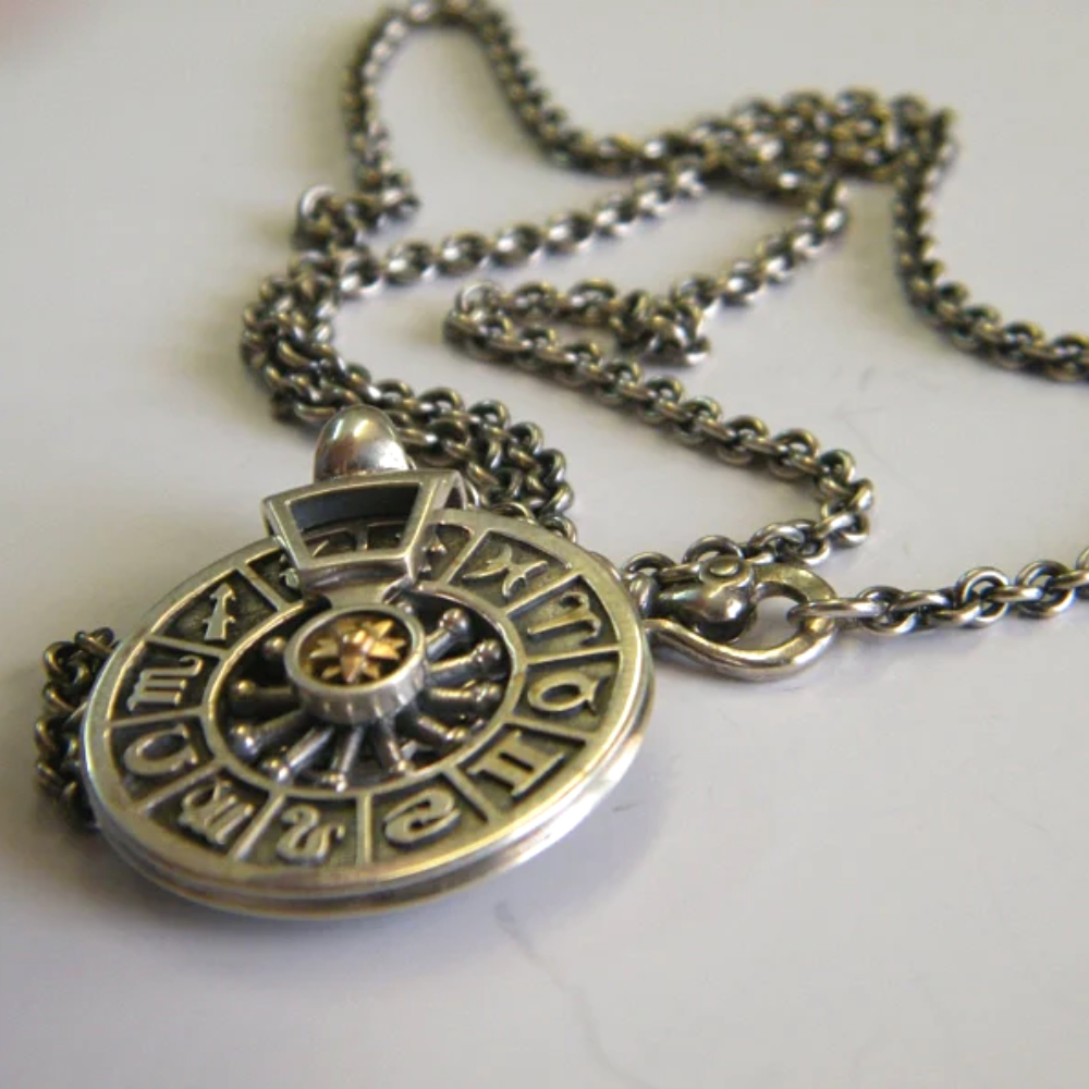 Silver Zodiac Necklace, Astrology Jewelry, Celestial Necklace, Astrology Gifts, Traveler Necklace,