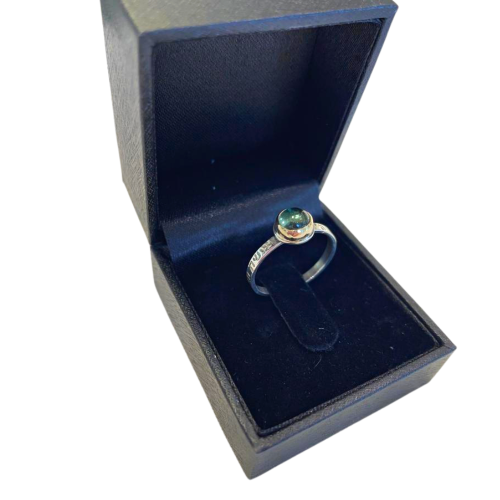Lapiz Lazuli Kabbalah Ring