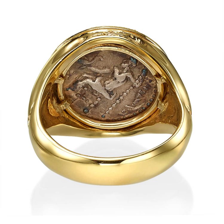 Alexander Coin Diamond Signet Ring 2 - Baltinester Jewelry