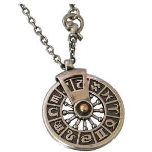Silver and Gold Zodiac Necklace - Baltinester Jewelry