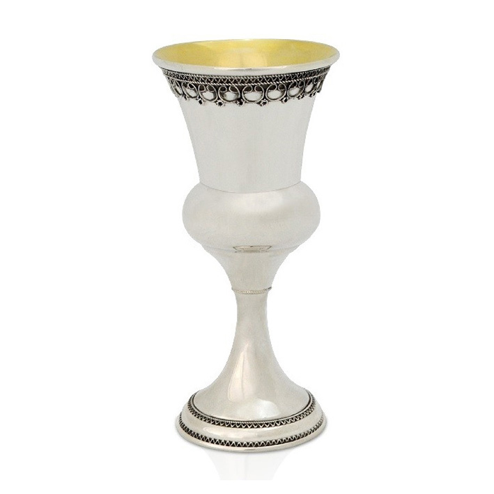 Keren Embellished Kiddush Cup - Baltinester Jewelry