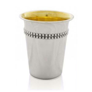 Gershon Sterling Silver Kiddush Cup - Baltinester Jewelry