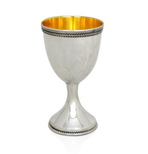 Levi Classic Sterling Silver Kiddush Cup - Baltinester Jewelry