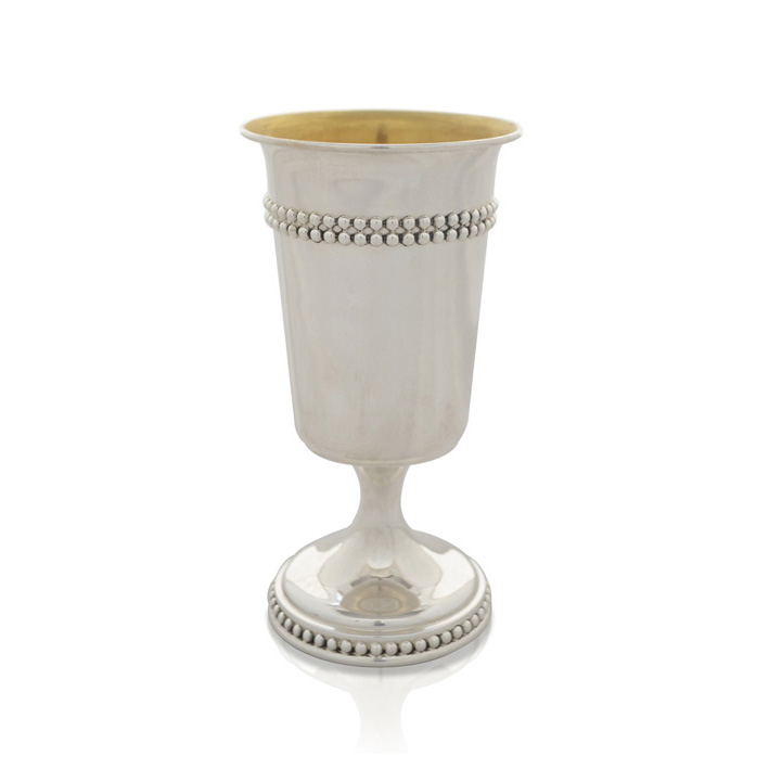 Zevulen Sterling Silver Kiddush Cup - Baltinester Jewelry