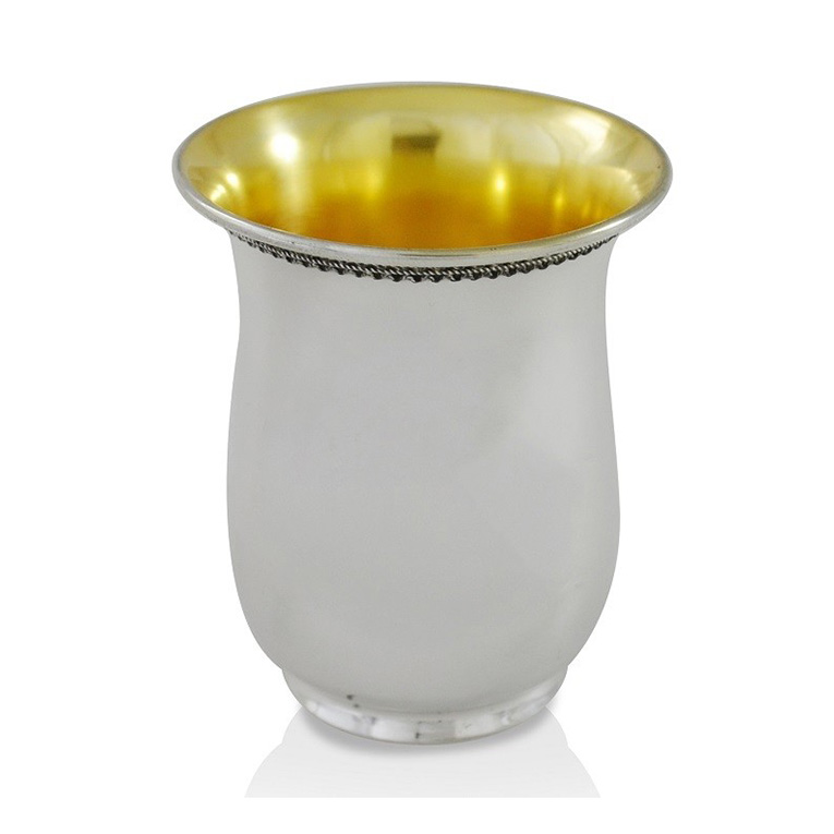 Avraham Sterling Silver Kiddush Cup - Baltinester Jewelry