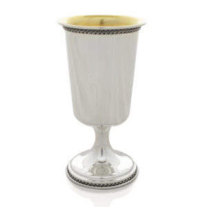 Zevulen Polished Sterling Silver Kiddush Cup - Baltinester Jewelry
