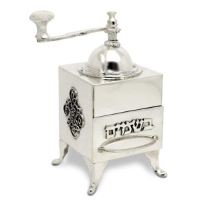 Sterling Silver Coffee Grinder Spice Box - Baltinester Jewelry