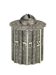 Round Filigree Sterling Silver Tzedakah Box - Baltinester Jewelry