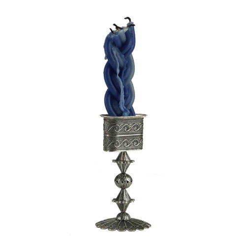 Traditional Filigree Sterling Silver Havdalah Candle Holder - Baltinester Jewelry
