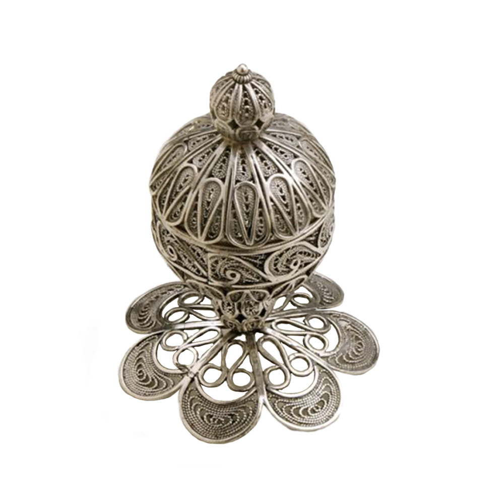 Short Sterling Silver Besamim for Havdala - Baltinester Jewelry