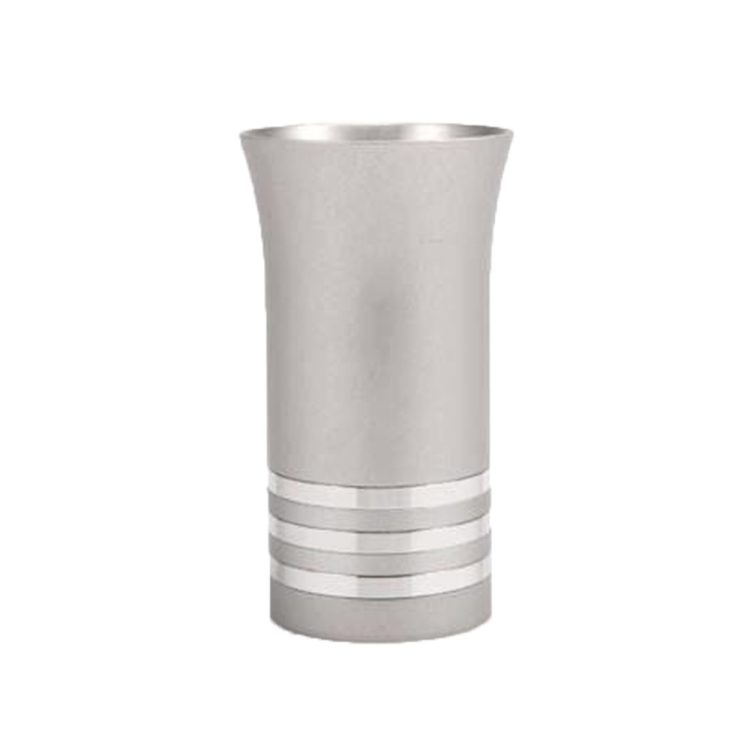 Modern Colorful Kiddush Cup - Silver - Baltinester Jewelry