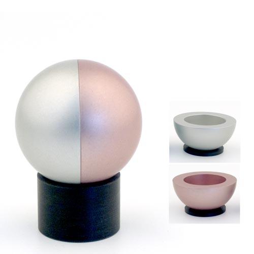 Dual-Colored Ball Traveling Candle Holders - Pink - Baltinester Jewelry
