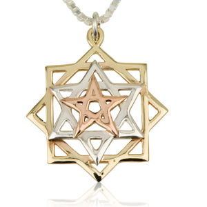 Tricolor Eve's Rectification Kabbalah Pendant - Baltinester Jewelry