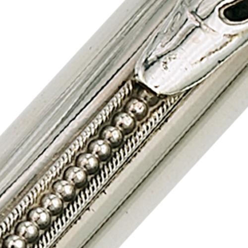 Sterling Silver Dotted Mezuzah Case 3 - Baltinester Jewelry