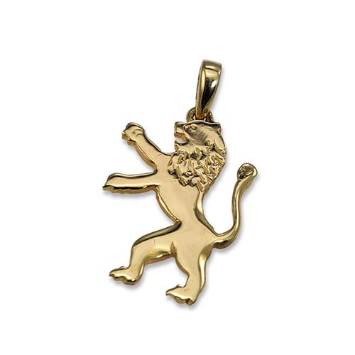 Lion of Judah 14k Gold Small Pendant - Baltinester Jewelry