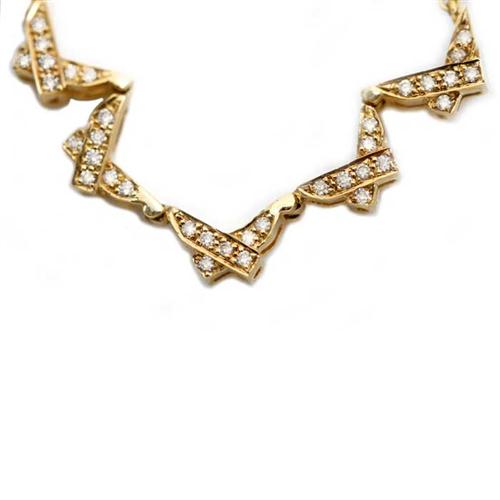 14k Gold Diamond Expandable Star of David Necklace 2 - Baltinester Jewelry