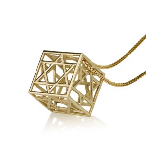 Star of David Symbol 14k Gold Kabbalistic Design - Baltinester Jewelry