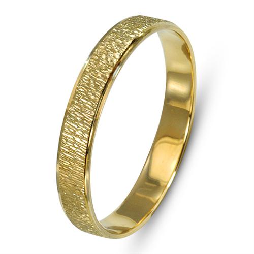 14k Gold Vertical Florentine Wedding Band - Baltinester Jewelry