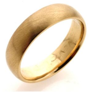 Yellow Gold Comfort Fit Wedding Ring - Baltinester Jewelry