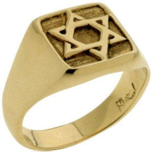 14k Gold Star of David Ring - Baltinester Jewelry