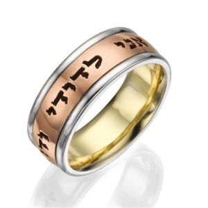 Comfort Fit Ani Ledodi Wedding Ring in 14k Rose, White and Yellow Gold - Baltinester Jewelry