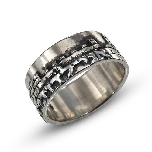 Sterling Silver Vintage Inspired Jerusalem Ring - Baltinester Jewelry
