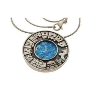 Roman Glass Jerusalem Necklace - Baltinester Jewelry
