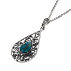 Eilat Stone Silver Necklace