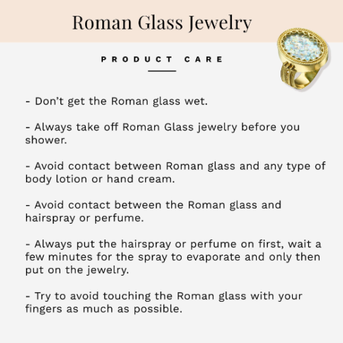 Roman Glass care
