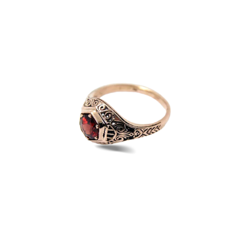 Vintage Inspired 14K Rose Gold Ring