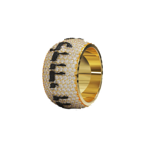 Iced Diamond Ani Ledodi Wedding Ring 2 - Baltinester Jewelry