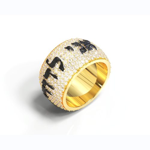 Iced Diamond Ani Ledodi Wedding Ring - Baltinester Jewelry