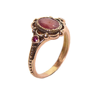Rose Gold Ruby Cocktail Ring - Baltinester Jewelry