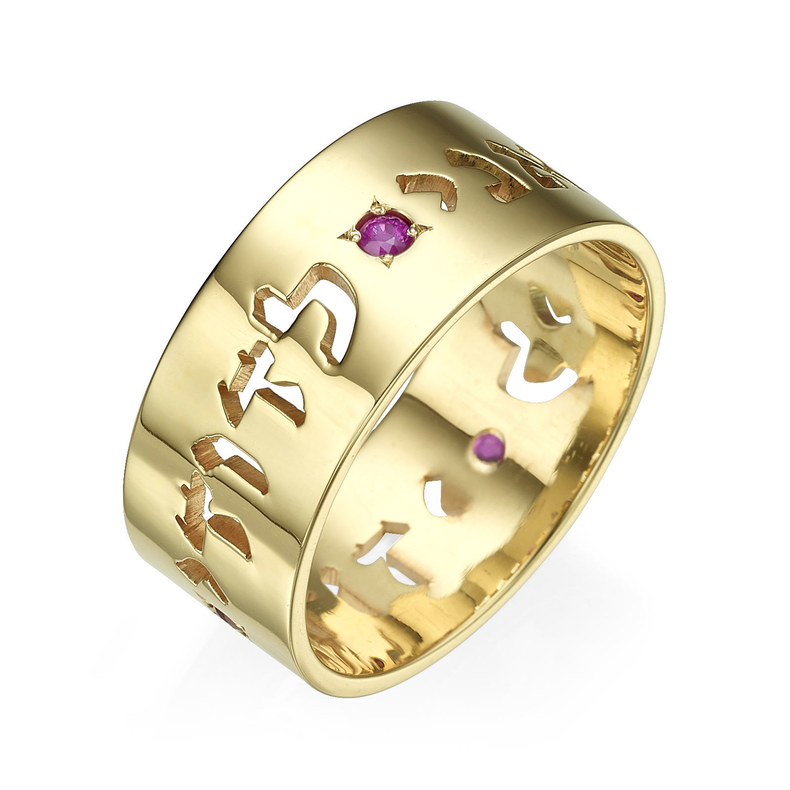 14k Gold Cutout Ruby Ani Ledodi Ring - Baltinester Jewelry