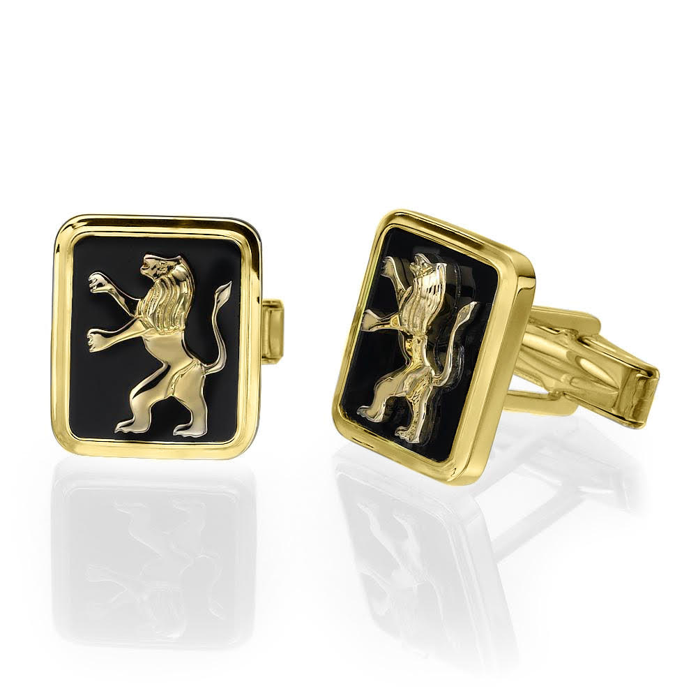 Business Cufflinks,Men's Jewelry Wedding cufflinks Black Onyx Cufflinks  Gold Filled Classic Cufflinks Gift