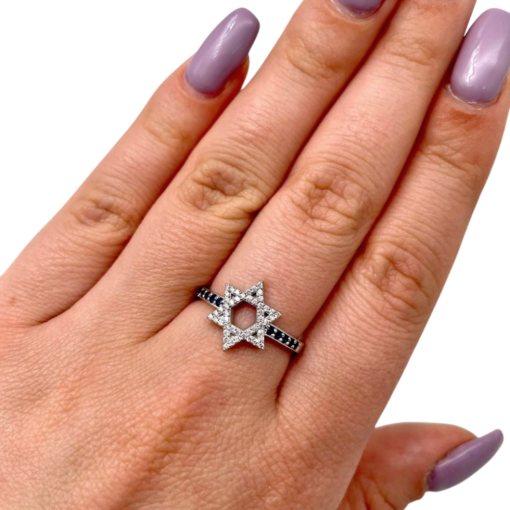 Star of David Ring - Sterling Silver - Made in Israel