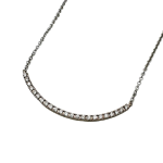 Diamond Crescent / Rainbow Necklace in 14K Gold